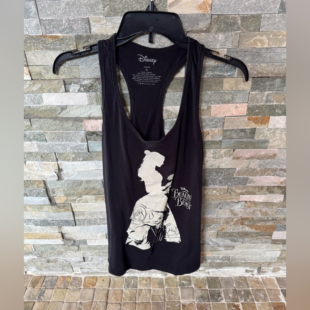 Disney Beauty and the Beast Black Tank Top - Picture 2 of 5